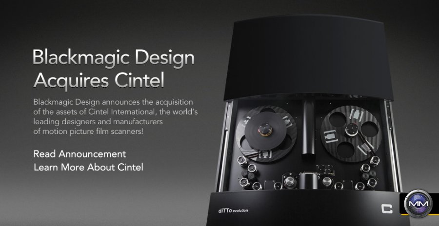 blackmagic design acquires cintel moviescope