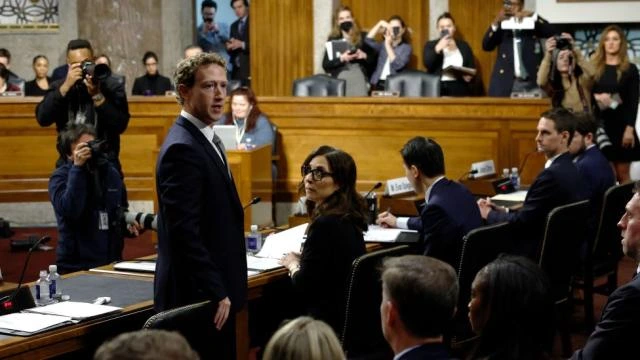 Mark Zuckerberg addressing the public amidst Meta's controversy and calls for reform.